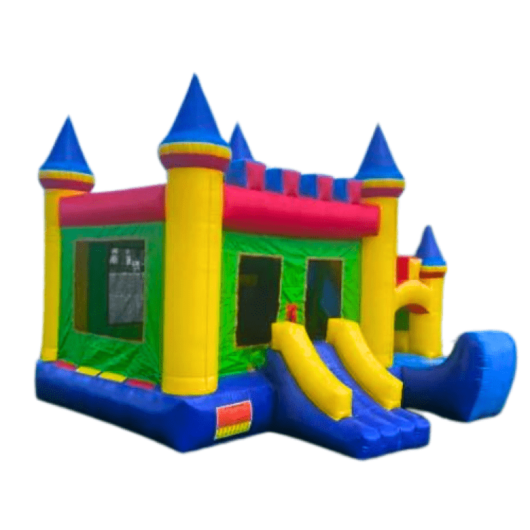 Fiesta Castle Moon Bounce with a Slide #3