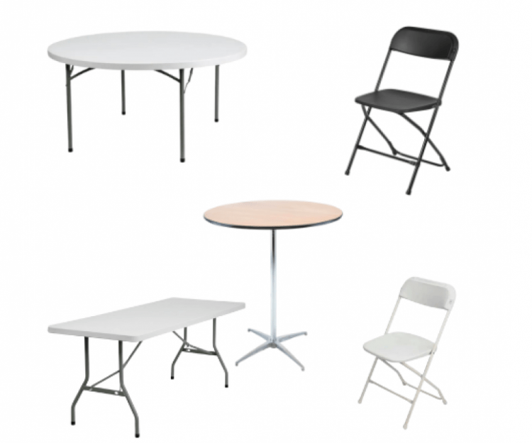 Tables and Chairs Rentals
