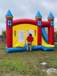 IMG 3088 1751339486 Rocket Red Moon Bounce with a slide #2